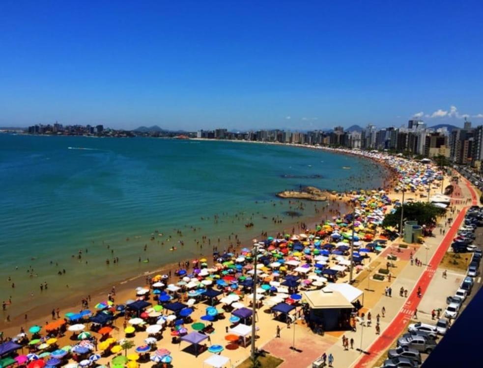 Apt Encantador Praia Do Morro 20 Metros Da Praia. Apartment Guarapari Luaran gambar